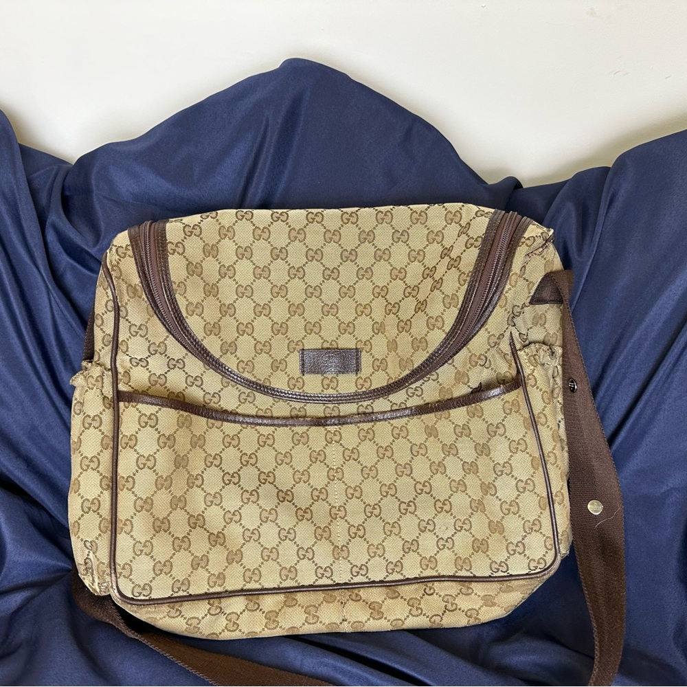 Gucci GG Canvas Diaper Bag